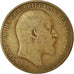 Moneta, Wielka Brytania, Edward VII, Penny, 1907, VF(30-35), Bronze, KM:794.2