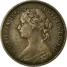 Coin, Great Britain, Victoria, Farthing, 1875, VF(30-35), Bronze, KM:753