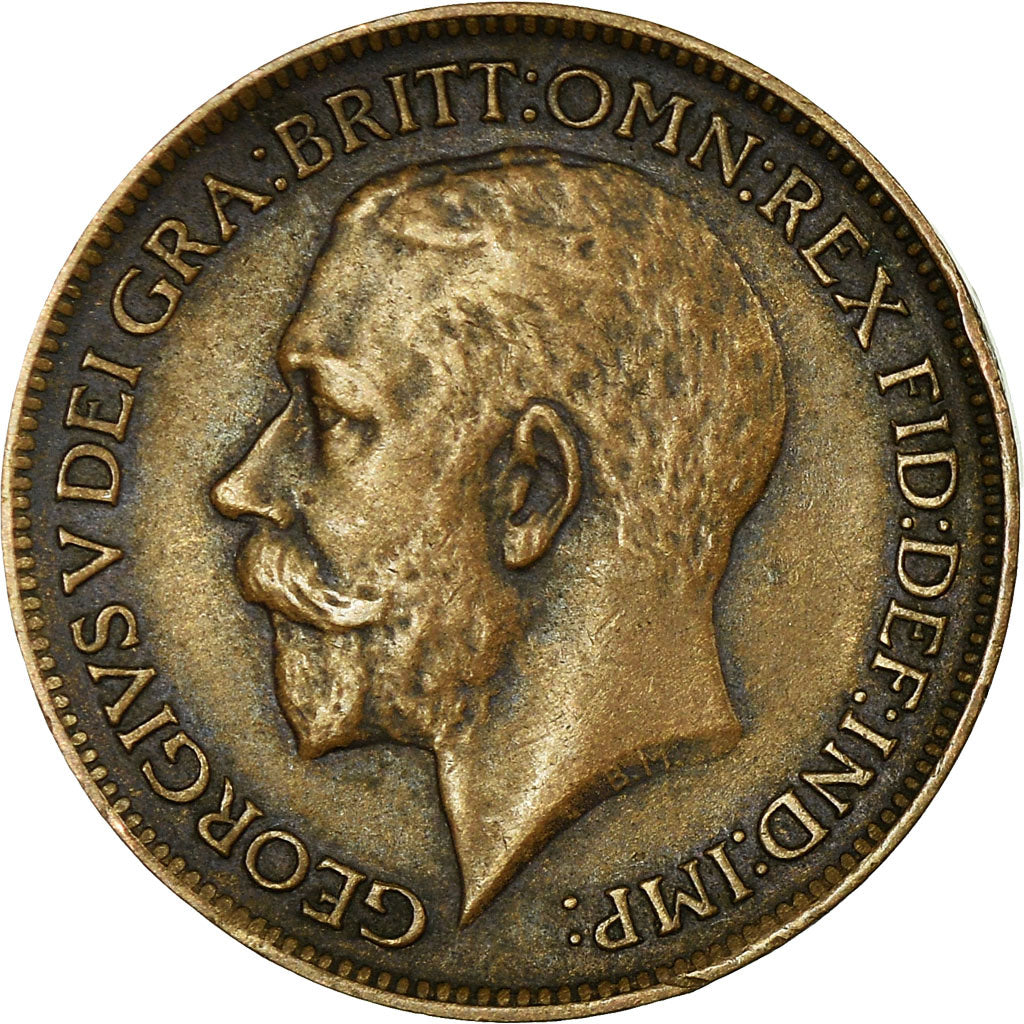 Coin, Great Britain, George V, Farthing, 1911, VF(30-35), Bronze, KM:808.1