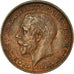 Monnaie, Grande-Bretagne, George V, Farthing, 1918, TB+, Bronze, KM:808.1