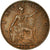 Moneta, Wielka Brytania, George V, Farthing, 1918, VF(30-35), Bronze, KM:808.1