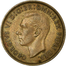 Coin, Great Britain, George VI, Farthing, 1952, VF(30-35), Bronze, KM:867