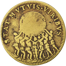 France, Royal, Token, EF(40-45), Brass, 27, Feuardent #5437, 6.80