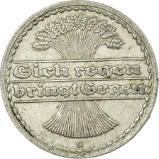 Moeda, ALEMANHA, REPÚBLICA DE WEIMAR, 50 Pfennig, 1919, Karlsruhe, VF(30-35)