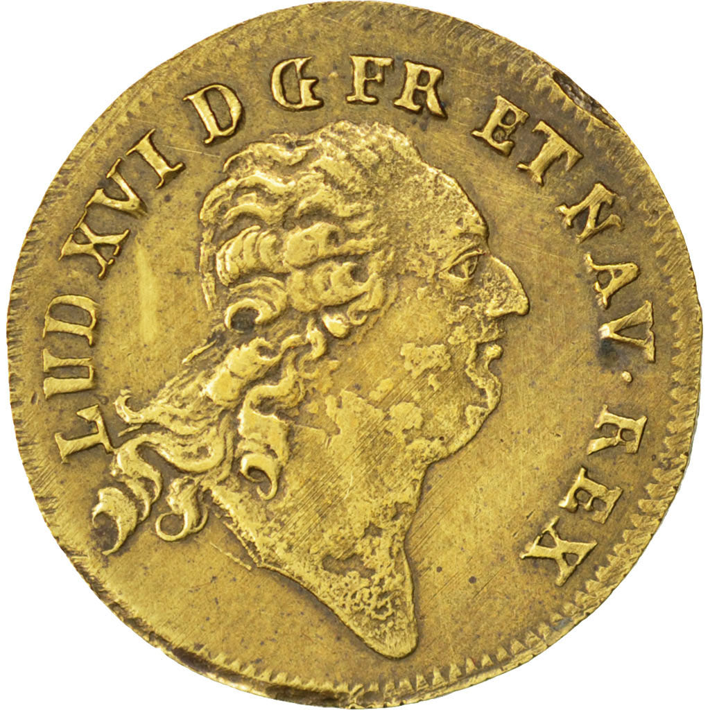 France, Royal, Token, AU(50-53), Copper, 24, 4.00