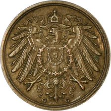 Monnaie, GERMANY - EMPIRE, Wilhelm II, 2 Pfennig, 1910, Karlsruhe, TB+, Cuivre