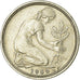 Monnaie, République fédérale allemande, 50 Pfennig, 1950, Munich, TB+