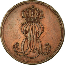 Coin, German States, HANNOVER, Ernst August, Pfennig, 1845, Hannover, VF(30-35)