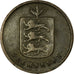 Moneta, Guernsey, Double, 1830, Heaton, VF(30-35), Miedź, KM:1