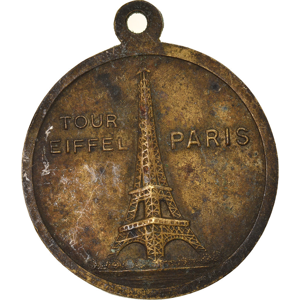 France, Médaille, Arc de Triomphe, Tour Eiffel, TB+, Bronze