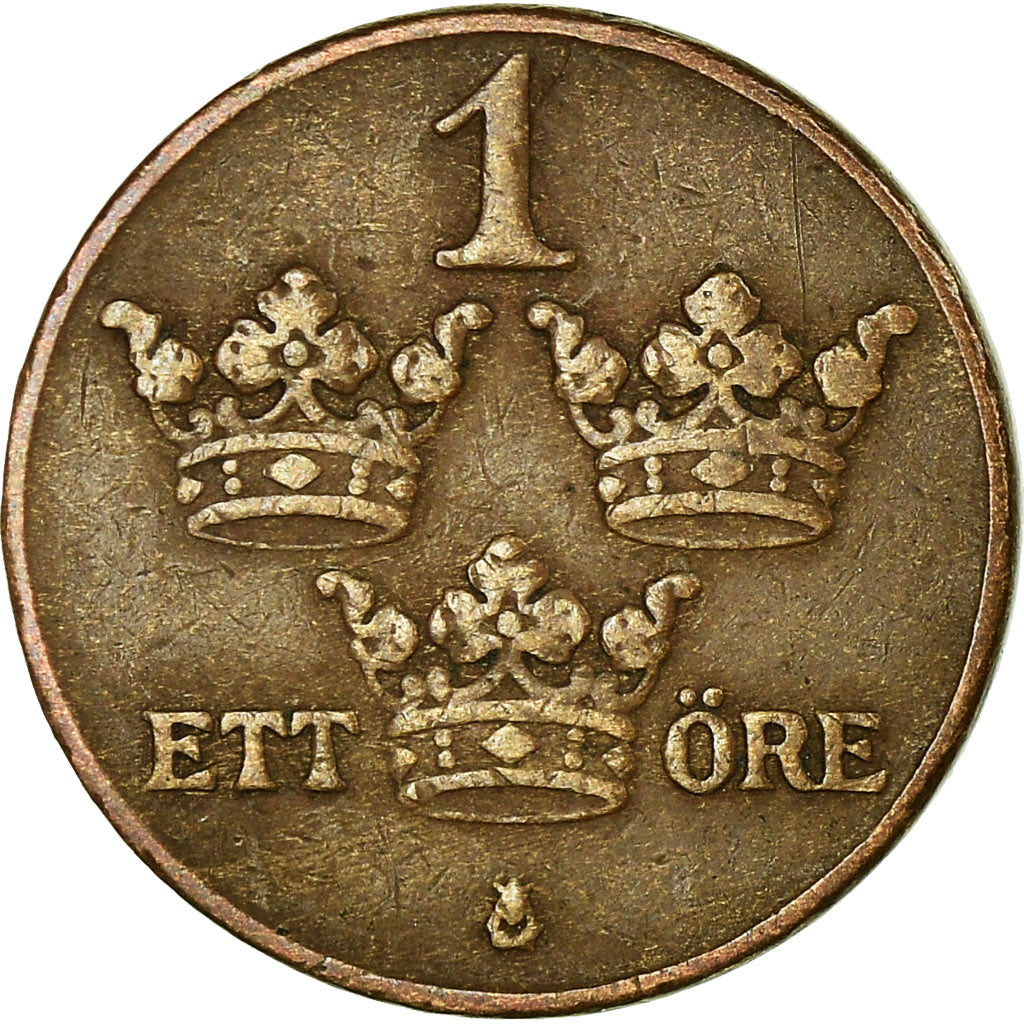 Coin, Sweden, Gustaf V, Ore, 1931, VF(30-35), Bronze, KM:777.2