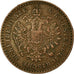 Coin, Austria, Franz Joseph I, 5/10 Kreuzer, 1858, VF(30-35), Copper, KM:2182