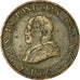 Moneda, Estados italianos, PAPAL STATES, Pius IX, Soldo, 5 Centesimi, 1866