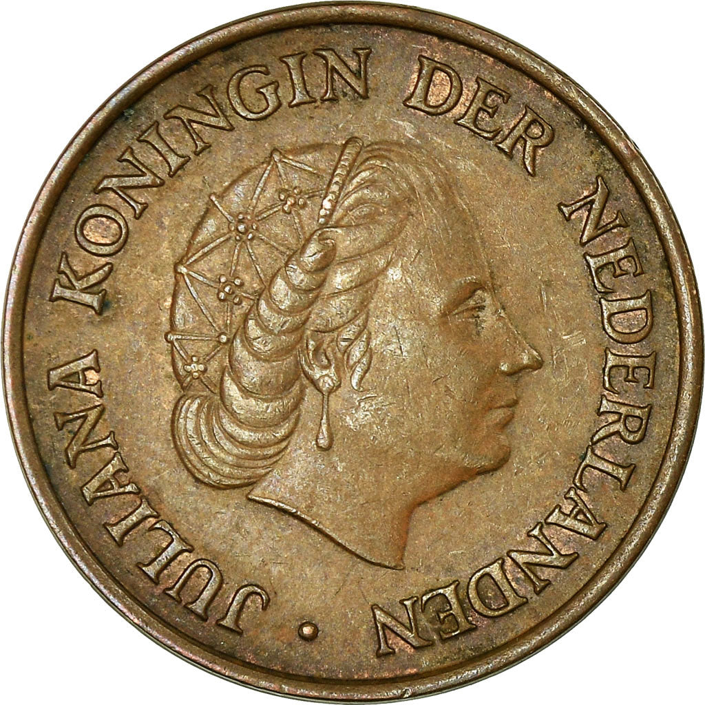 Moeda, Países Baixos, Juliana, 5 Cents, 1974, VF(30-35), Bronze, KM:181