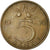 Coin, Netherlands, Juliana, 5 Cents, 1974, VF(30-35), Bronze, KM:181