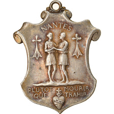 France, Médaille, Nantes, Plutôt Mourir que Trahir, Penin, TTB, Silvered