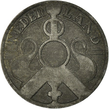 Coin, Netherlands, Wilhelmina I, 2-1/2 Cent, 1941, VF(30-35), Zinc, KM:171
