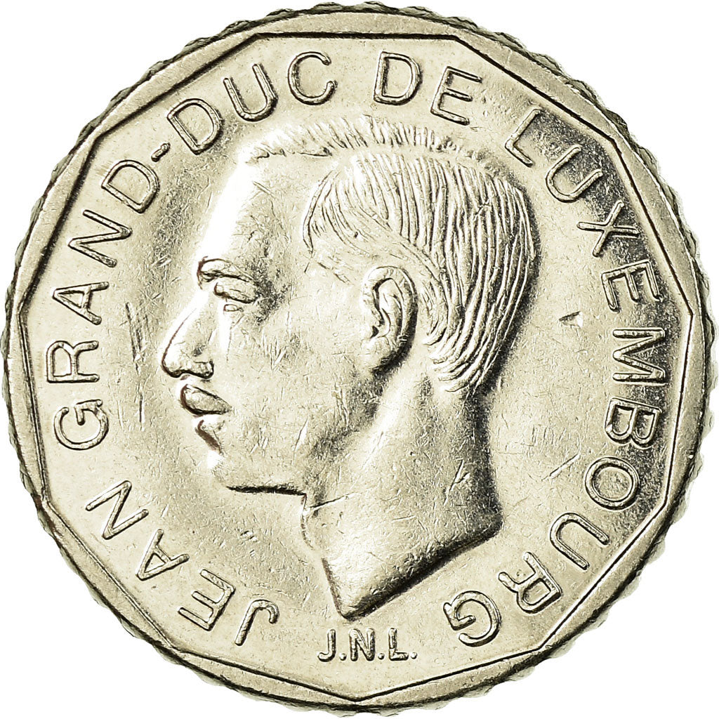Coin, Luxembourg, Jean, 50 Francs, 1988, EF(40-45), Nickel, KM:62