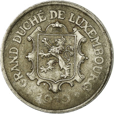 Coin, Luxembourg, Charlotte, 25 Centimes, 1919, VF(20-25), Iron, KM:32