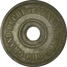 Monnaie, Luxembourg, Charlotte, 25 Centimes, 1916, TB+, Zinc, KM:29