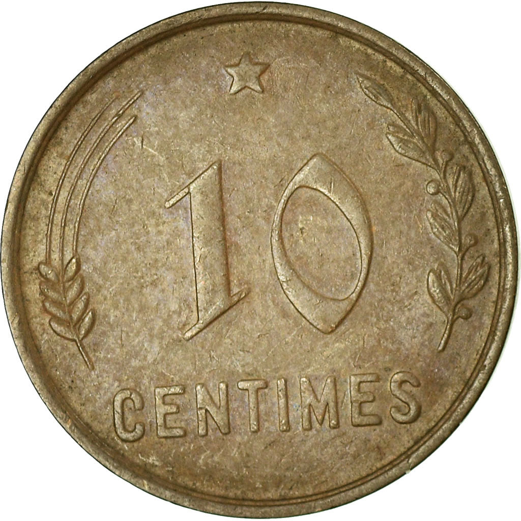 Coin, Luxembourg, Charlotte, 10 Centimes, 1930, VF(30-35), Bronze, KM:41
