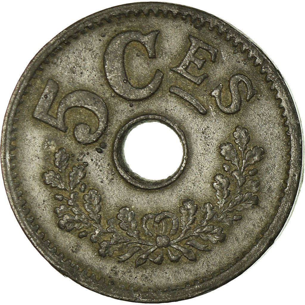 Monnaie, Luxembourg, Marie Adelaide, 5 Centimes, 1915, TB+, Zinc, KM:27