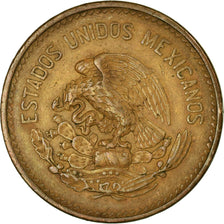 Coin, Mexico, 20 Centavos, 1951, Mexico City, VF(30-35), Bronze, KM:439