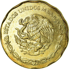 Coin, Mexico, 50 Centavos, 1992, Mexico City, EF(40-45), Aluminum-Bronze, KM:549