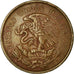 Coin, Mexico, 10 Centavos, 1956, Mexico City, EF(40-45), Bronze, KM:433