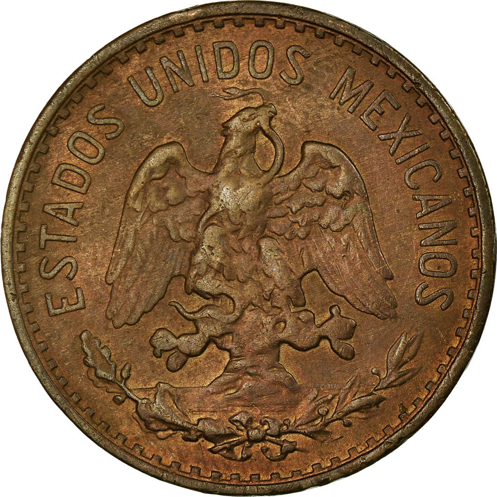 Coin, Mexico, 2 Centavos, 1939, Mexico City, VF(30-35), Bronze, KM:419