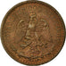 Coin, Mexico, 2 Centavos, 1939, Mexico City, VF(30-35), Bronze, KM:419