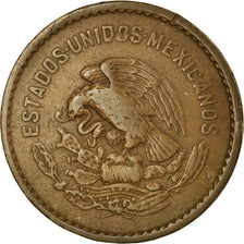 Moneda, México, 5 Centavos, 1944, Mexico City, MBC, Bronce, KM:424