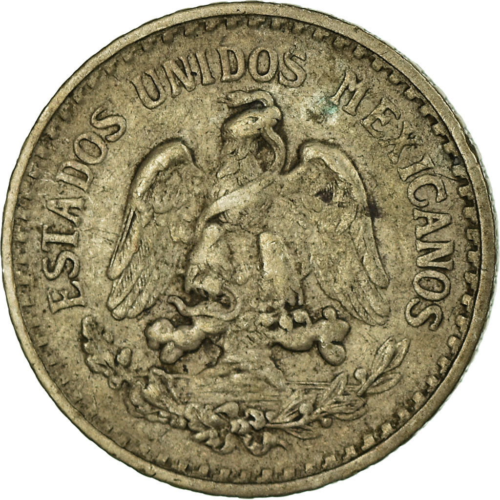 Monnaie, Mexique, 10 Centavos, 1919, Mexico City, TB+, Argent, KM:429