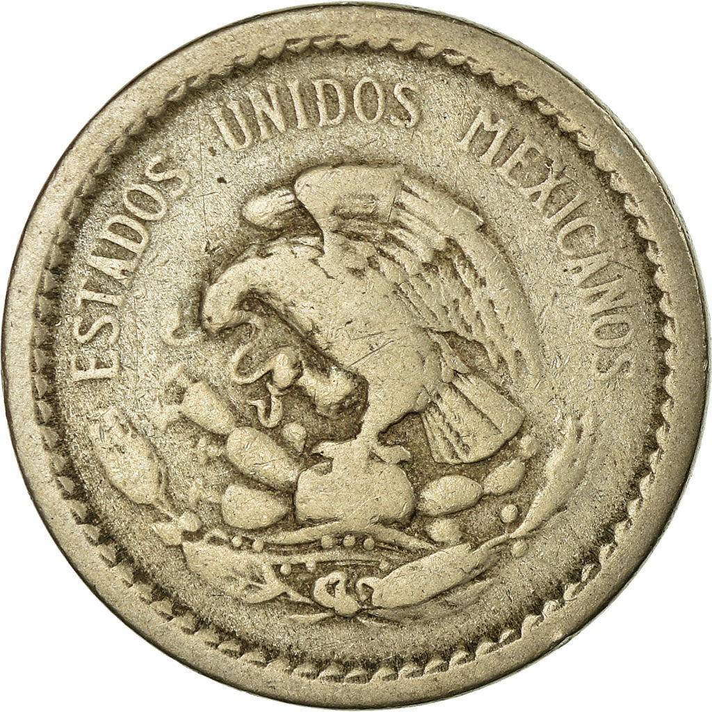 Coin, Mexico, 5 Centavos, 1936, Mexico City, VF(30-35), Copper-nickel, KM:423