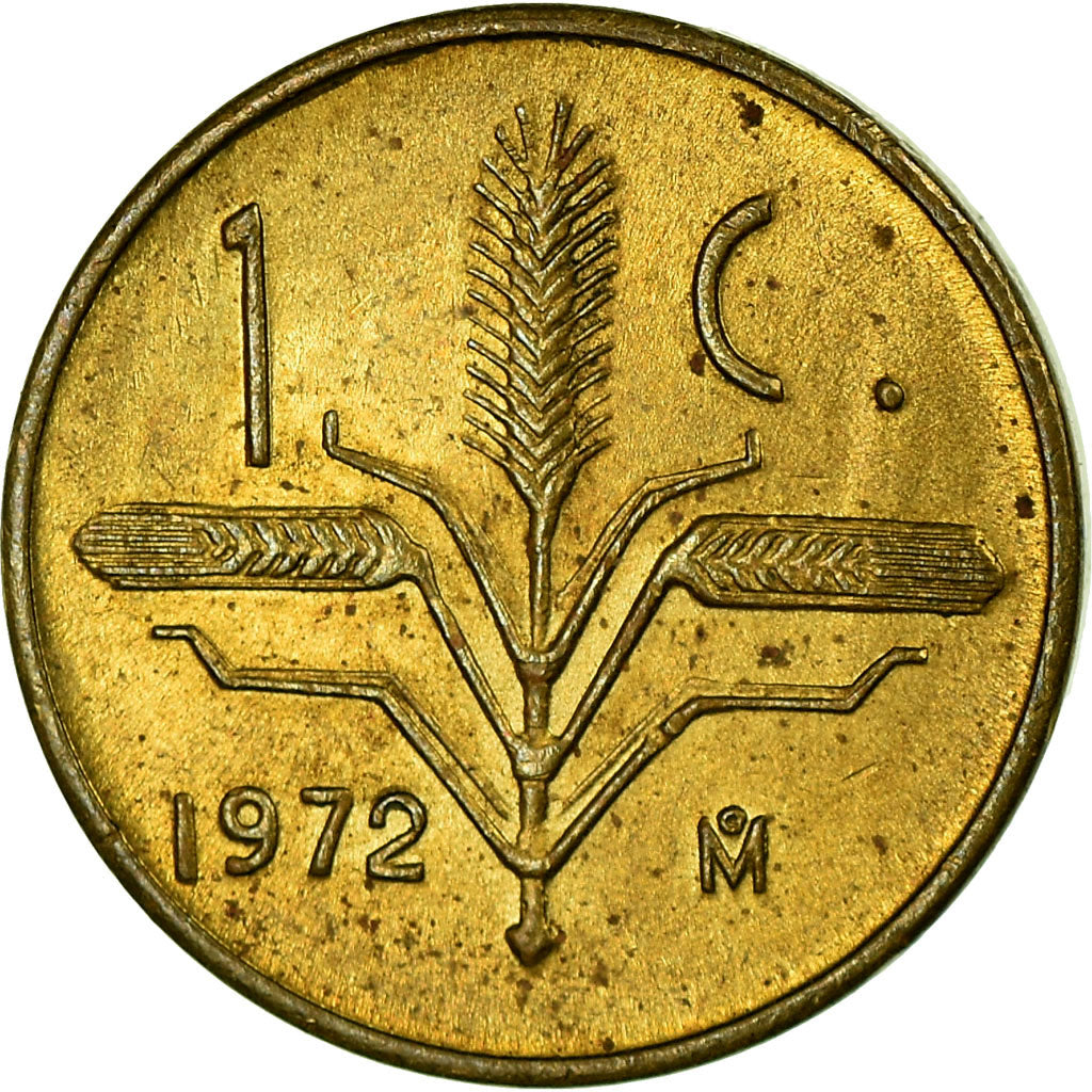 Coin, Mexico, Centavo, 1972, Mexico City, EF(40-45), Brass, KM:418
