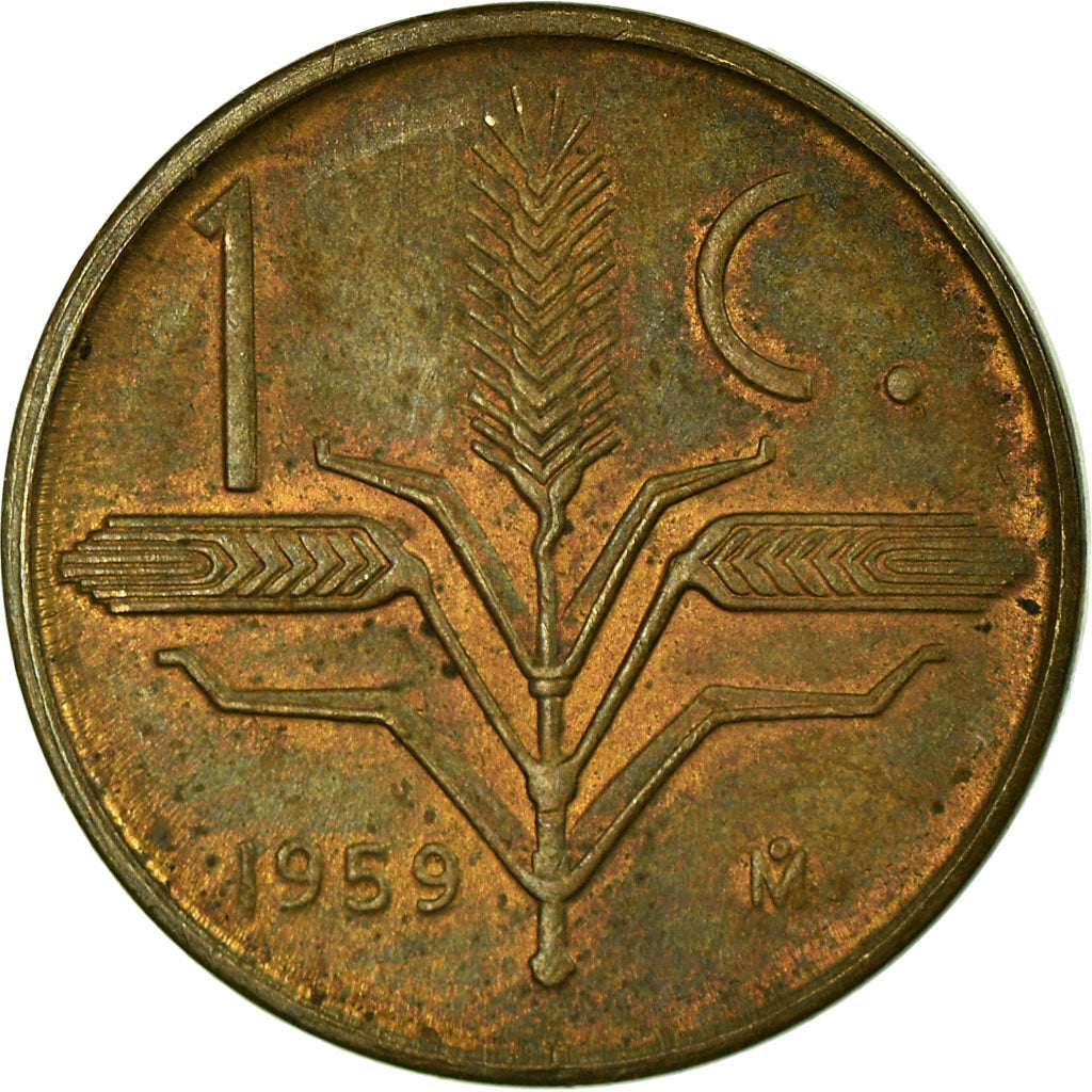 Coin, Mexico, Centavo, 1959, Mexico City, VF(30-35), Brass, KM:417