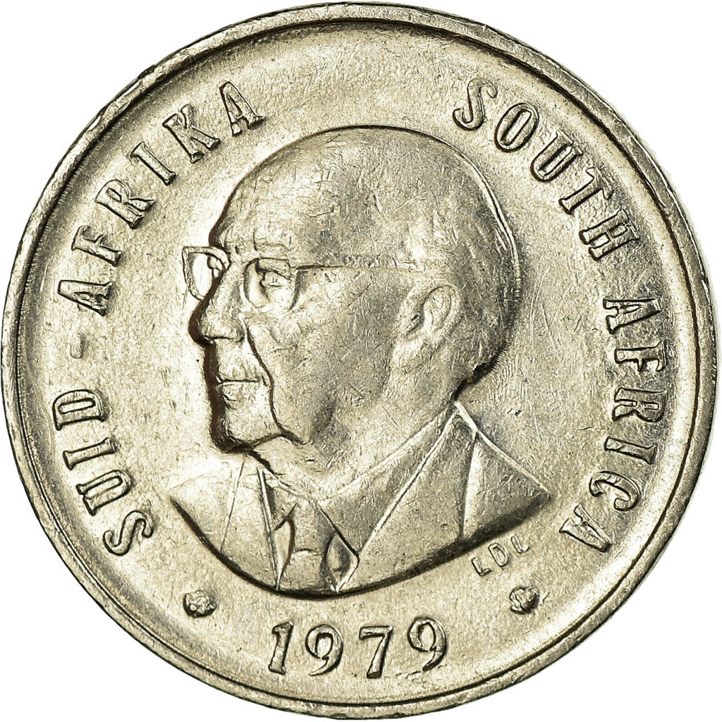 Monnaie, Afrique du Sud, 5 Cents, 1979, TTB, Nickel, KM:100