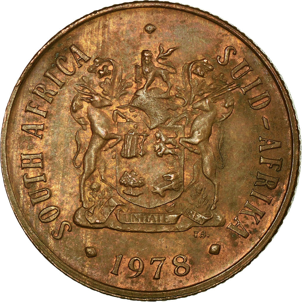Munten, Zuid Afrika, 2 Cents, 1978, FR+, Bronze, KM:83