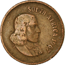 Coin, South Africa, Cent, 1967, VF(20-25), Bronze, KM:65.1