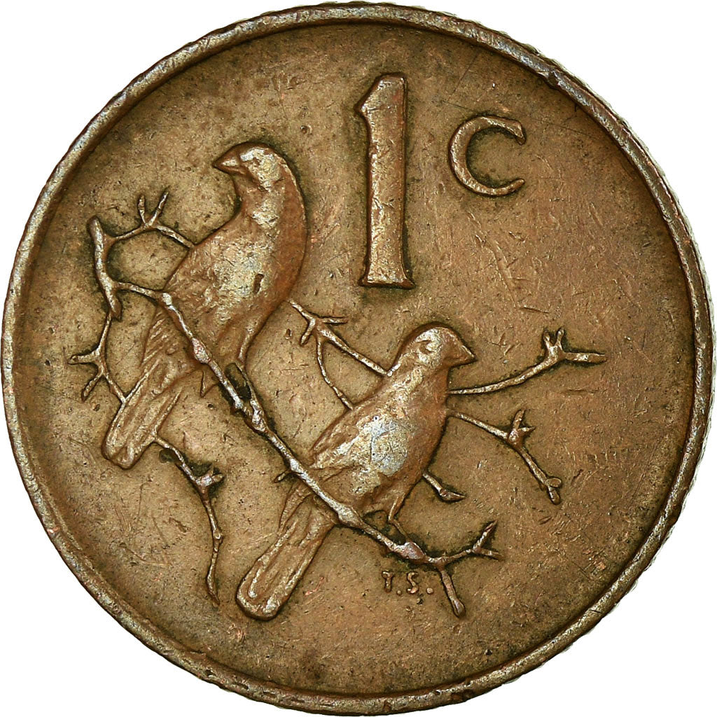 Coin, South Africa, Cent, 1969, EF(40-45), Bronze, KM:65.1