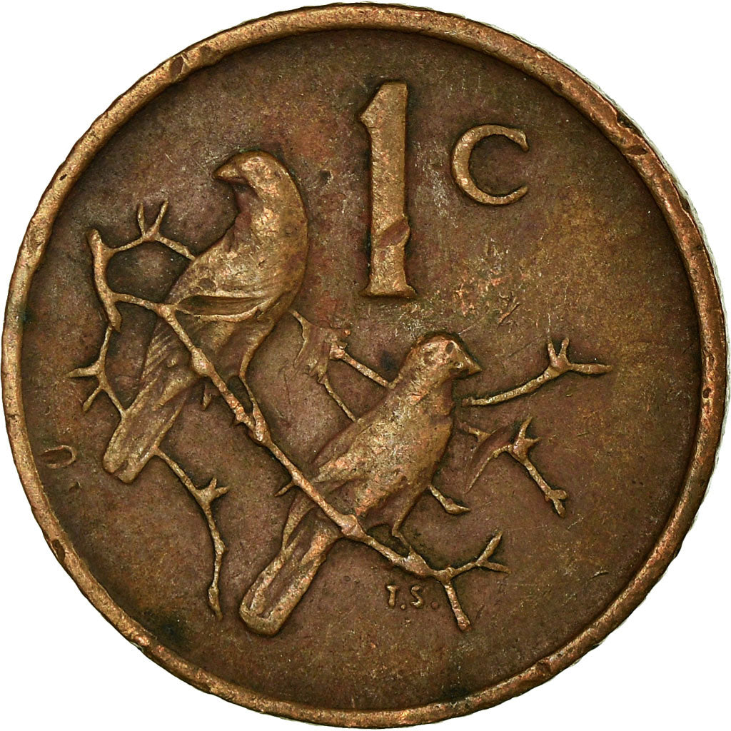 Coin, South Africa, Cent, 1972, VF(30-35), Bronze, KM:82