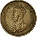 Coin, South Africa, George V, 1/2 Penny, 1934, VF(30-35), Bronze, KM:13.3