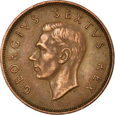 Coin, South Africa, George VI, 1/2 Penny, 1952, VF(30-35), Bronze, KM:33