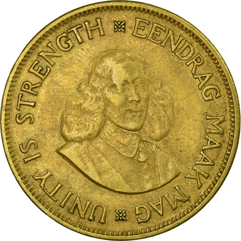 Coin, South Africa, Cent, 1961, VF(30-35), Brass, KM:57