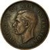 Coin, South Africa, George VI, 1/4 Penny, Farthing, 1942, VF(30-35), Bronze