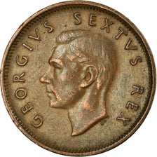 Coin, South Africa, George VI, 1/4 Penny, Farthing, 1950, EF(40-45), Bronze