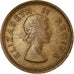 Coin, South Africa, Elizabeth II, 1/4 Penny, Farthing, 1953, EF(40-45), Bronze