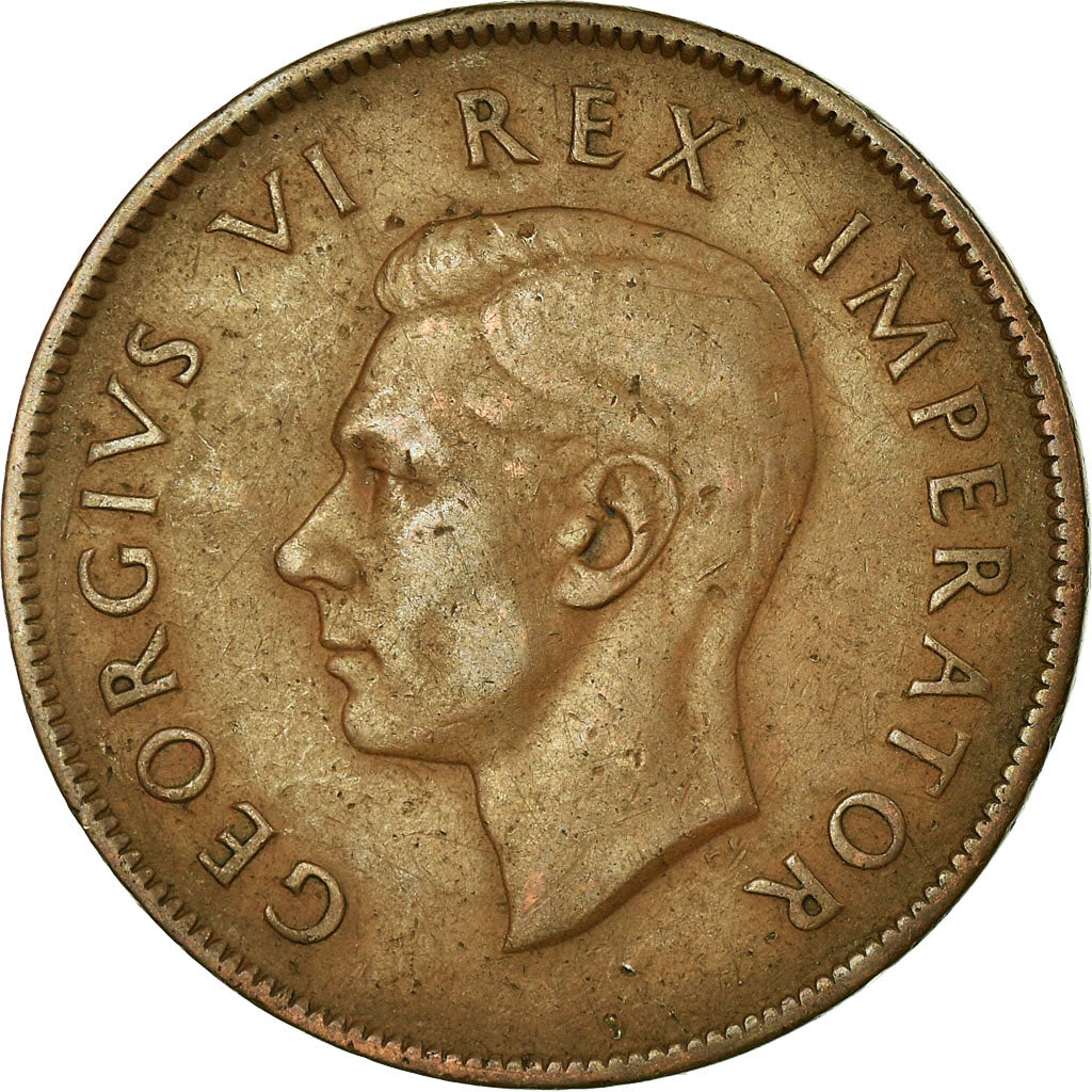 Coin, South Africa, George VI, Penny, 1940, VF(30-35), Bronze, KM:25