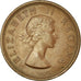 Monnaie, Afrique du Sud, Elizabeth II, Penny, 1954, TTB, Bronze, KM:46