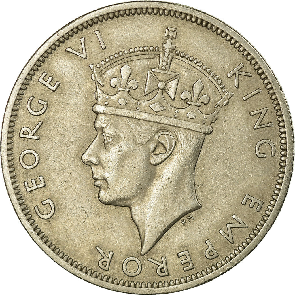 Coin, Southern Rhodesia, George VI, 1/2 Crown, 1947, British Royal Mint